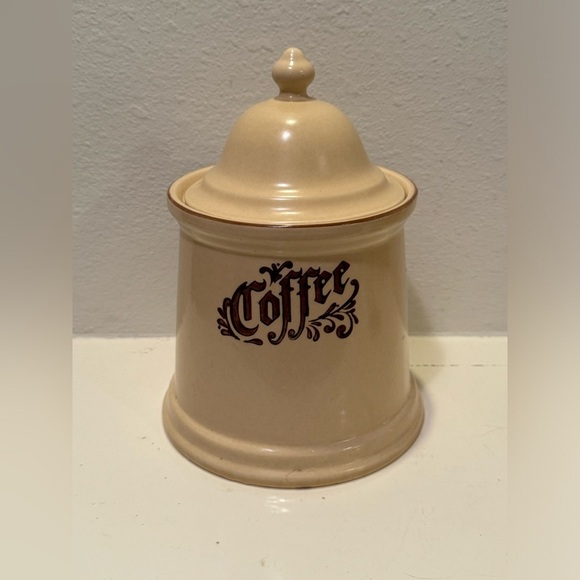 Vintage Village Pattern Pfaltzgraff Coffee Canister - Picture 1 of 11